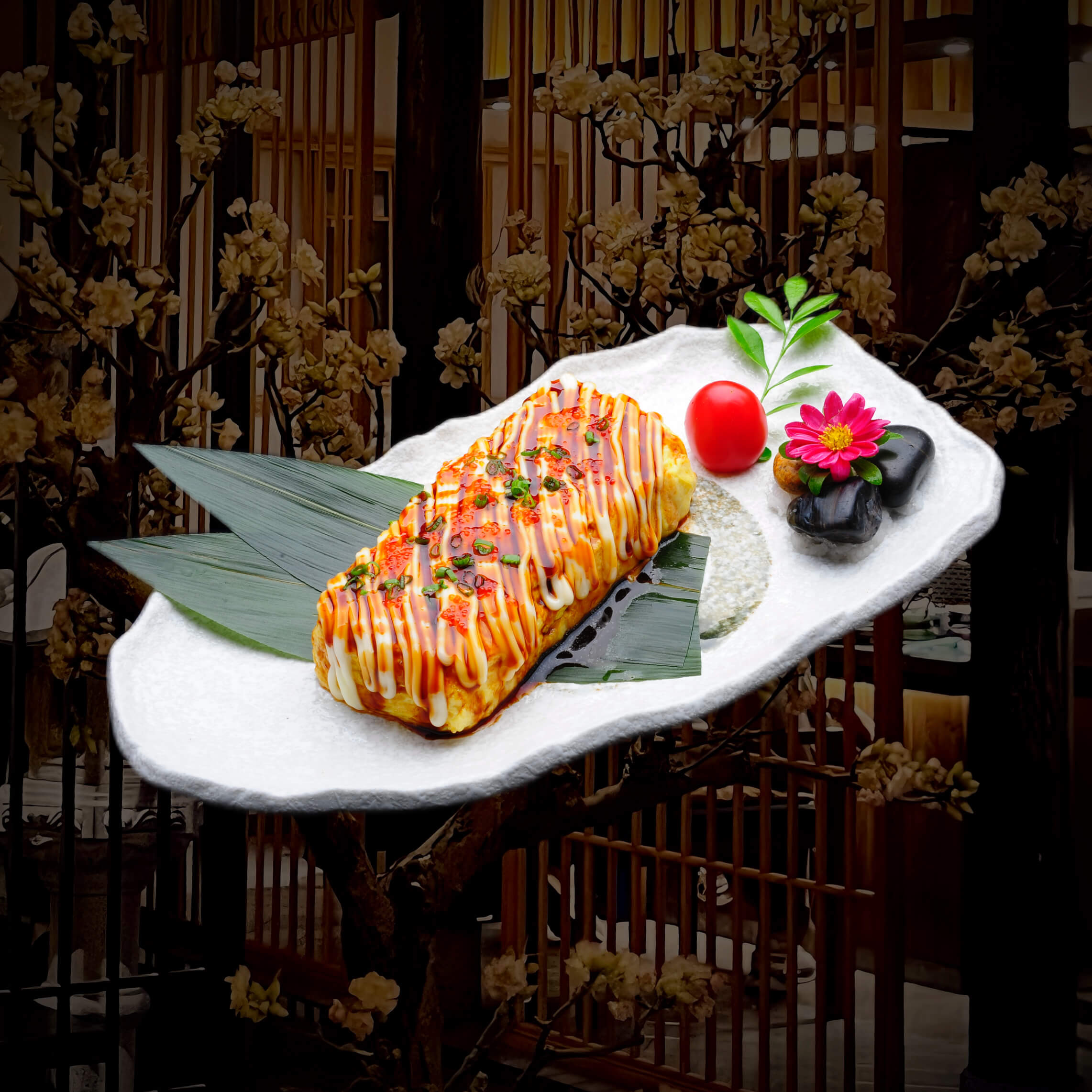 樱花虾香葱鸡蛋卷