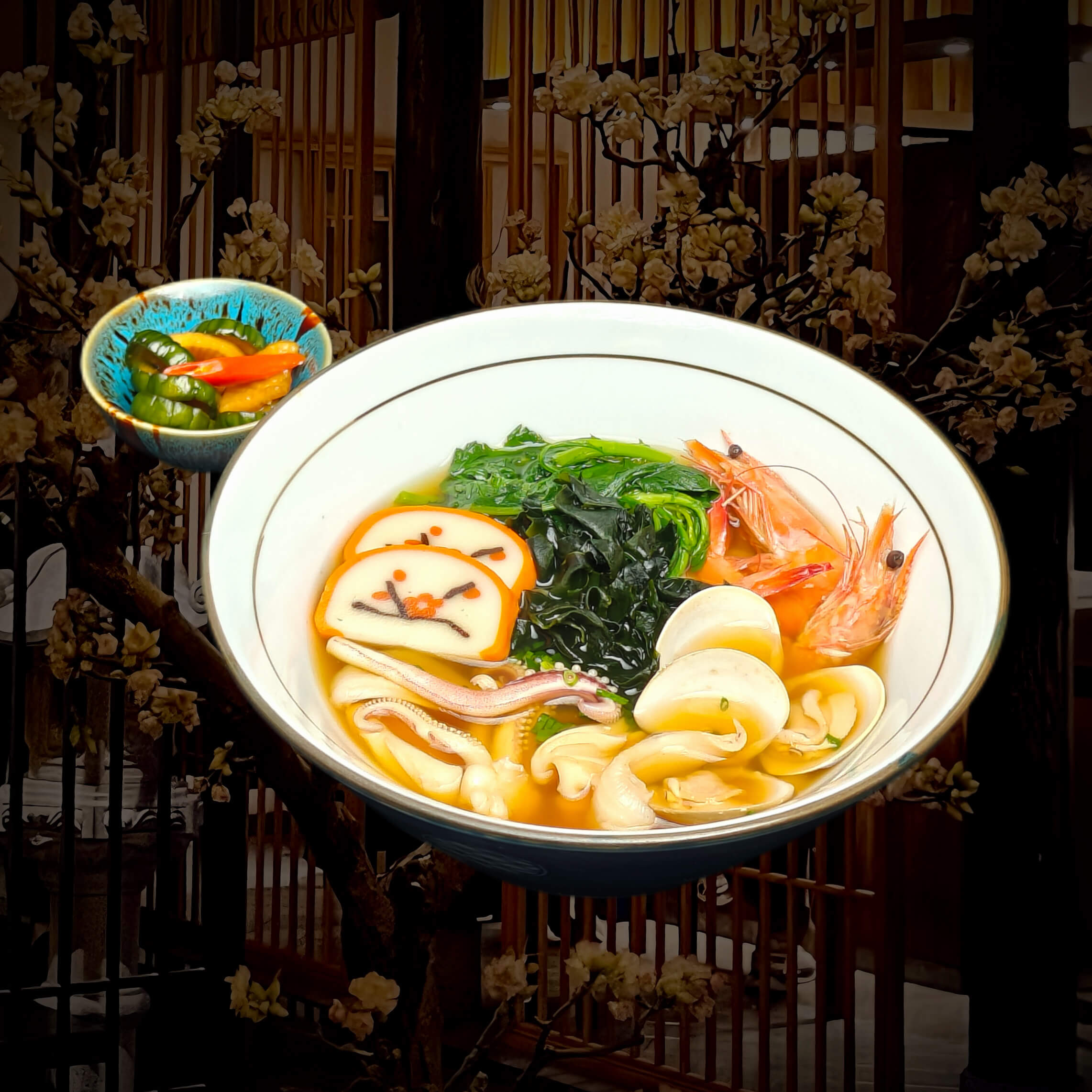 汤乌冬面（海鲜）