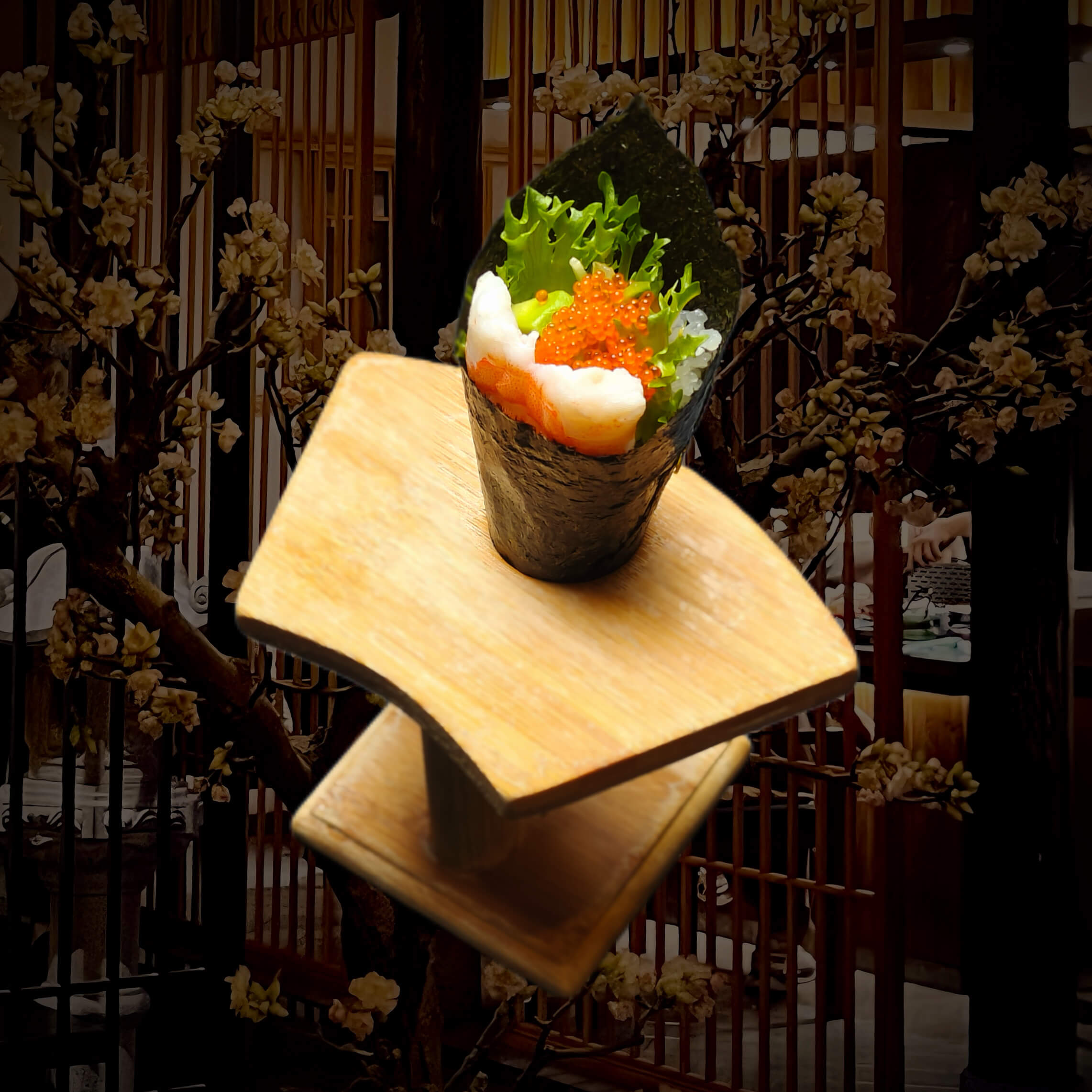 牛油果鲜虾手卷