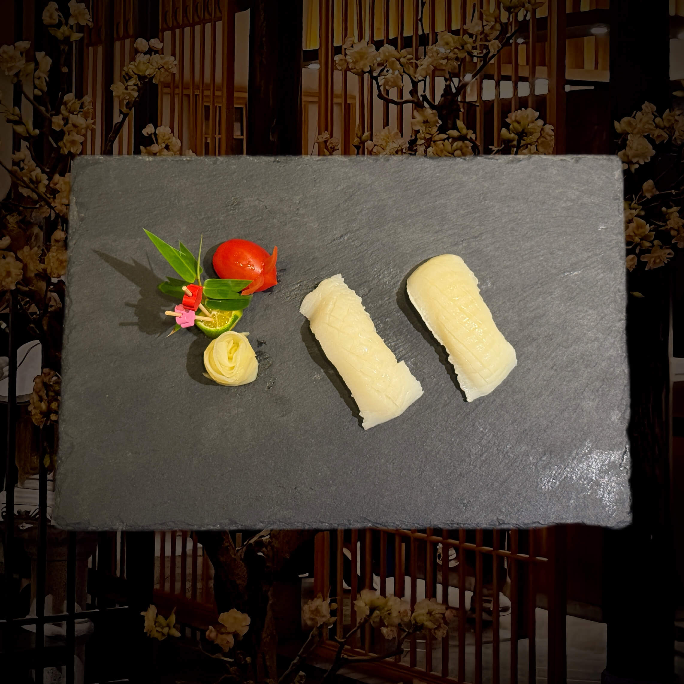 比目鱼缘边寿司