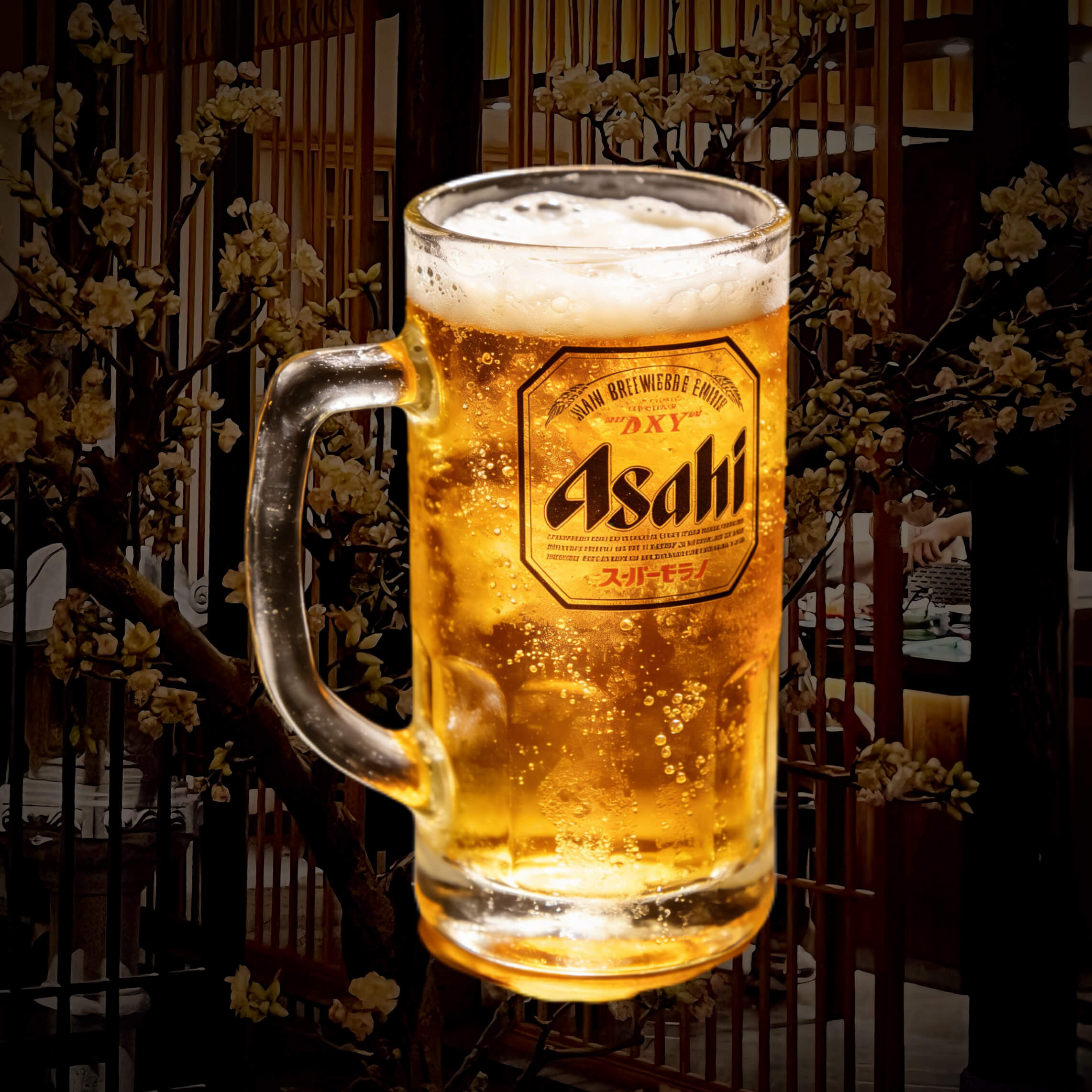 朝日扎啤（杯）400ml